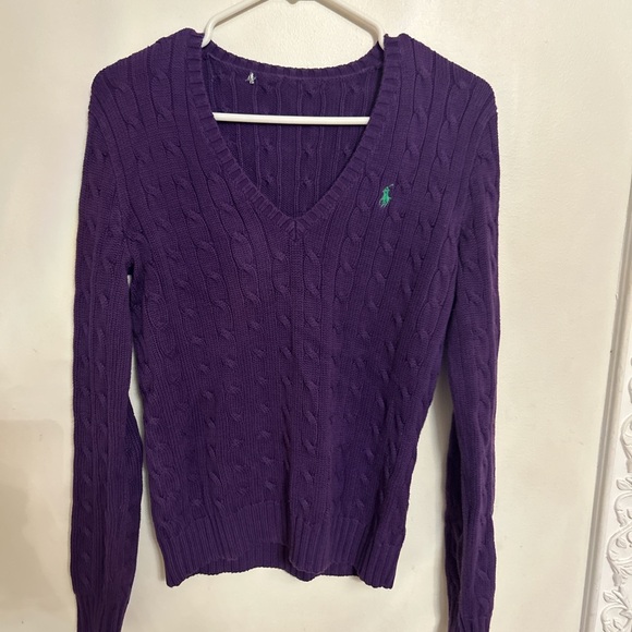 Purple Polo Sweater 💜 - Picture 1 of 4